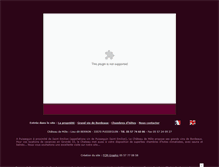 Tablet Screenshot of chateau-de-mole.fr